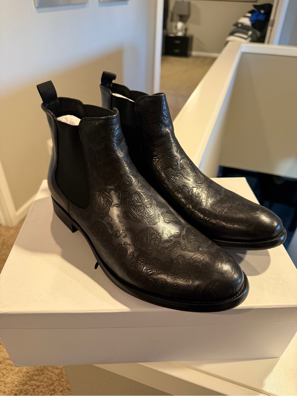 Robert Graham Dawson Chelsea Boot - Black 11.5 $298
